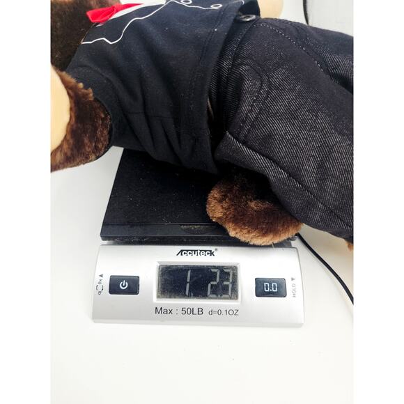 Build A Bear Workshop Tuxedo Tee Monkey Plush 18” Stuffed Animal w/Outfit - Picture 9 of 9